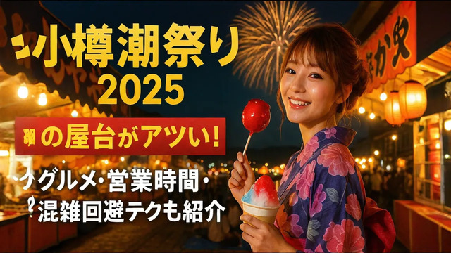 小樽潮祭り2025の屋台